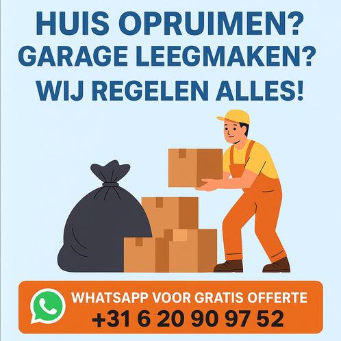 Huis opruimen of garage leegmaken in Temse?, Huis en Inrichting, Overige Huis en Inrichting, Nieuw, Ophalen