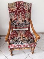 Geborduurde antieke stoel, Antiek en Kunst, Ophalen
