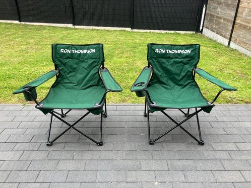 2 * "Ron Thompson" Opvoubare Vissersstoelen  - 20% !!, Watersport en Boten, Hengelsport | Algemeen, Zo goed als nieuw, Overige typen