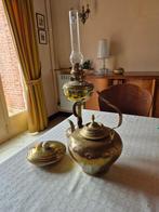 antieke olielamp, Antiek en Kunst, Ophalen, Koper