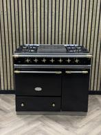 Luxe Lacanche Fornuis Zwart Gas + Messing + Warmhoudkast, Elektronische apparatuur, Fornuizen, Ophalen of Verzenden, Grill, Elektrisch