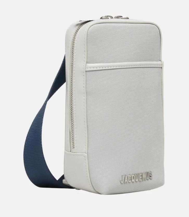 Jacquemus Schoudertas, Handtassen en Accessoires, Tassen | Schoudertassen, Nieuw, Overige merken, Grijs, Leer, Ophalen