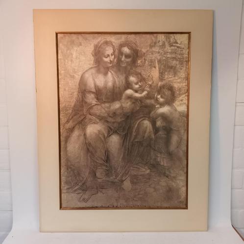 Leonardo Da Vinci (1452-1519) - litho Sant'Anna, la Vergine, Antiek en Kunst, Kunst | Etsen en Gravures, Ophalen