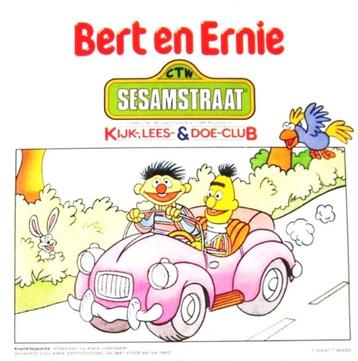 SESAMSTRAAT - BERT en ERNIE ( 1986 FLEXI disc 45T ) beschikbaar voor biedingen