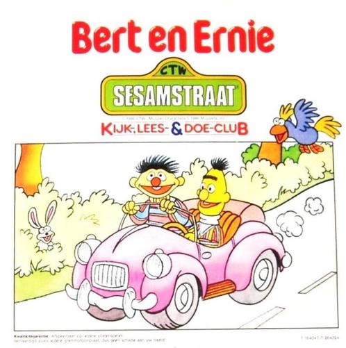 SESAMSTRAAT - BERT en ERNIE ( 1986 FLEXI disc 45T ), Cd's en Dvd's, Vinyl | Kinderen en Jeugd, Ophalen of Verzenden