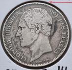 2½ Francs 1848 (Groot hoofd) Leopold I / Zeer zeldzaam !!!, Postzegels en Munten, Munten | België, Zilver, Ophalen of Verzenden