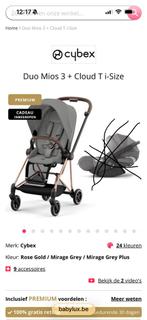Cybex platina roségoud + zitplaats, Kinderen en Baby's, Buggy's, Ophalen, Zo goed als nieuw