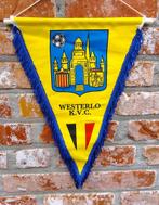 Westerlo KVC 1980s prachtige unieke vintage voetbal vaandel, Ophalen of Verzenden, Spel