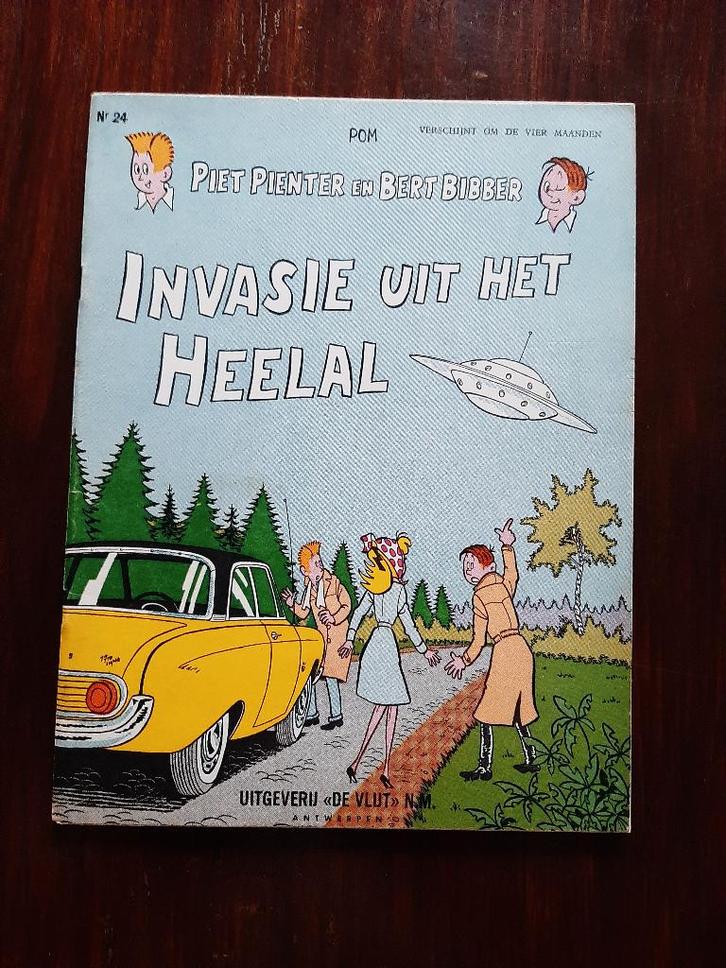 Piet pienter/Bert bibber: Invasie uit heelal 24  1é dr, Livres, BD, Comme neuf, Une BD, Enlèvement ou Envoi