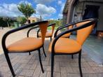 Set van 4 keukenstoelen, Huis en Inrichting, Stoelen, Ophalen, Metaal, Overige kleuren, Zo goed als nieuw