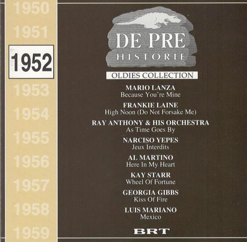 De Pre Historie 1952 (CD), CD & DVD, CD | Compilations, Comme neuf, Enlèvement ou Envoi