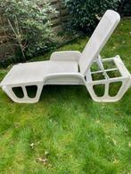 Ligbed tuinl, Jardin & Terrasse, Chaises longues, Enlèvement, Utilisé, Synthétique, Réglable