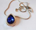 AVON: De ketting van Raina, Handtassen en Accessoires, Kettingen, Ophalen of Verzenden, Nieuw, Blauw, Zilver