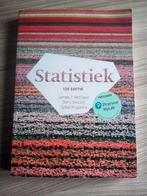 Statistiek, 12e editie, Ophalen, Zo goed als nieuw, Nederlands, Sytse Knypstra; James T. McClave; Terry Sincich