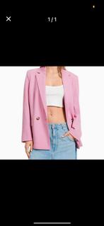 Oversized Roze blazer Bershka, Kleding | Dames, Jassen | Zomer, Ophalen, Nieuw, Maat 38/40 (M), Roze