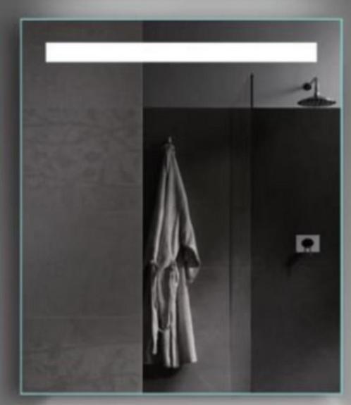 Spiegel led + verwarming (tegen damp) voor badkamer, Maison & Meubles, Salle de bain | Meubles de Salle de bain, Neuf, Moins de 100 cm