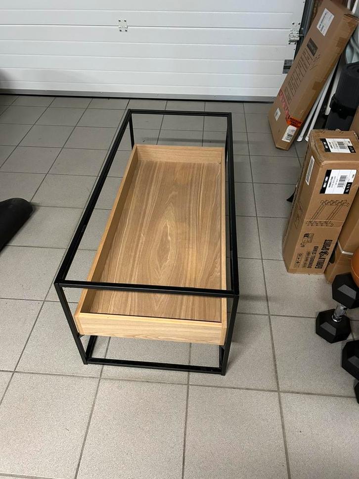 Salontafel ZONDER glasplaat - voor handige liefhebber, Huis en Inrichting, Tafels | Salontafels, Zo goed als nieuw, Ophalen