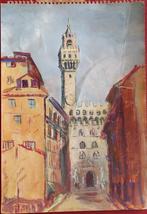 Aquarellen Henri Georges Meunier (1873-1922), Antiek en Kunst, Kunst | Schilderijen | Klassiek, Ophalen of Verzenden