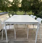 Tuintafel met bovenkant  in natuursteen, Tuin en Terras, Tuintafels, Ophalen, Gebruikt, Rechthoekig, Overige materialen