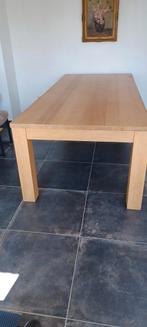 Eettafel in beukenhout., Huis en Inrichting, Tafels | Eettafels, Ophalen, Gebruikt, 100 tot 150 cm, 200 cm of meer