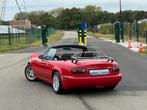 Mazda MX-5 1.6i 16v NA | Verlaagd | Nieuwe distributie, Auto's, Zwart, 4 cilinders, Cabriolet, Bedrijf