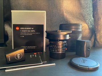 Leica M Elmarit 21 ASPH + viseur Leitz, Enlèvement ou Envoi, Comme neuf