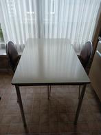 Keukentafel met 2 stoelen OF keukentafel met 4 stoelen, Ophalen, 100 tot 150 cm, 75 cm of meer, Beige