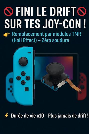 Remplacement Joycon TMR Nintendo Switch beschikbaar voor biedingen