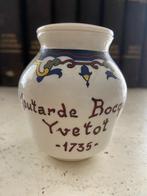 Mosterdpot Bocquet Yvetot Mosterdmaker Reclame 9x6x5c, Verzenden