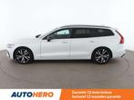 Volvo V60 2.0 D3 R-Design (bj 2019, automaat), Auto's, Gebruikt, 1969 cc, Wit, Leder