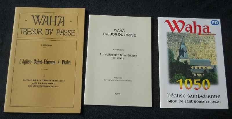 Lot 3 livrets sur l' église Saint-Etienne à Waha - Marche, Livres, Enlèvement ou Envoi, Utilisé