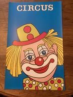 vieille affiche clown, Enlèvement