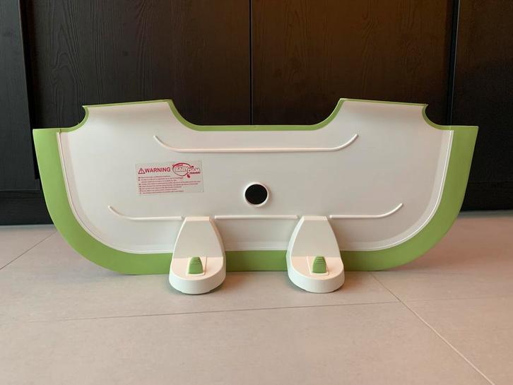 Babydam badverkleiner, wit/groen, Kinderen en Baby's, Badjes en Verzorging, Zo goed als nieuw, Standaard, Ophalen