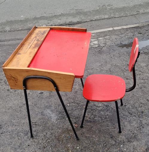 Kinderbureau + stoel, Kinderen en Baby's, Kinderkamer | Tafels en Stoelen, Gebruikt, Ophalen