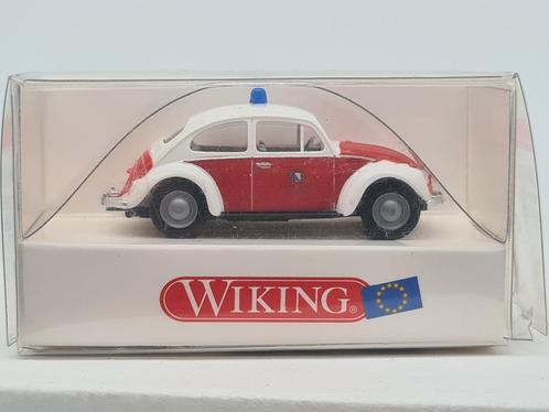 VW Kever brandweer Zürich - Wiking 1/87, Hobby en Vrije tijd, Modelauto's | 1:87, Zo goed als nieuw, Auto, Wiking, Verzenden