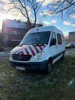 Mercedes sprinter handgeschakeld dubbele cabine, Zwart, 4 cilinders, Wit, Mercedes-Benz