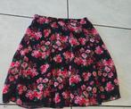 Rok met bloemen, Kleding | Dames, Rokken, Zwart, Nieuw, Ophalen of Verzenden, Maat 34 (XS) of kleiner