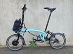 Brompton Électrique Turkish Green (6 Vitesses), Fietsen en Brommers, Ophalen, Zo goed als nieuw, Brompton, Versnellingen