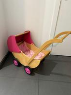 Houten poppenwagen, Kinderen en Baby's, Speelgoed | Poppen, Ophalen, Zo goed als nieuw