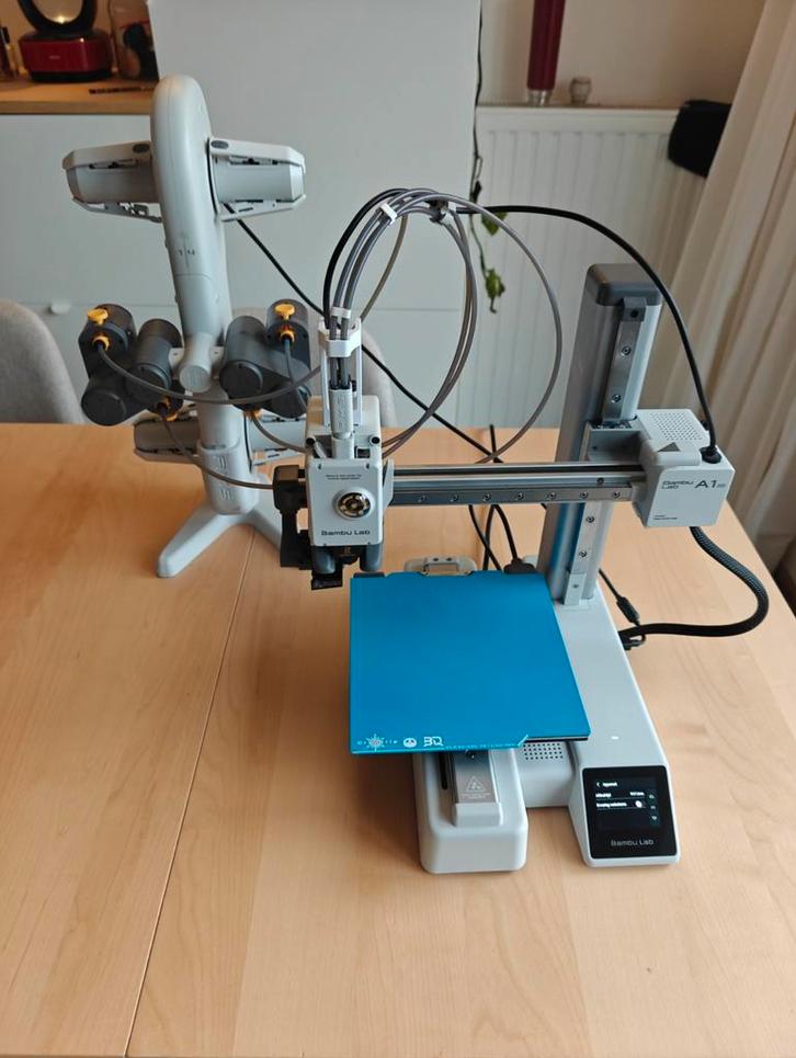 Bambulab A1 mini 3D printer + AMS lite + accessoires, Computers en Software, 3D Printers, Gebruikt, Ingebouwde Wi-Fi, Ophalen of Verzenden