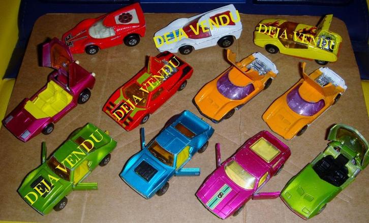 Voitures de course Matchbox, 1971 à 75, Verzamelen, Poppetjes en Figuurtjes, Gebruikt, Ophalen of Verzenden