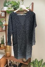 Zwart-grijs Jurkje met dierenprint van Esprit (Maat S), Kleding | Dames, Zwart, Ophalen of Verzenden, Zo goed als nieuw, Maat 36 (S)