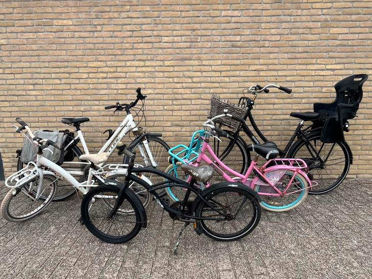 5 fietsen te koop in 1 koop zie beschrijving, Fietsen en Brommers, Elektrische fietsen, Gebruikt, Overige merken, Ophalen