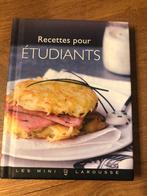 Recettes pour ÉTUDIANTS Les mini Larousse NEUF