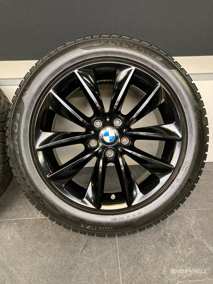 18” originele BMW X3 F25 X4 F26 velgen + winterbanden 5x120, Auto-onderdelen, Banden en Velgen, Banden en Velgen, Winterbanden
