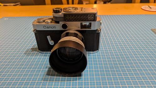 Canon p met 50mm 1.4 lens en lichtmeter, Audio, Tv en Foto, Fotocamera's Analoog, Zo goed als nieuw, Canon, Ophalen of Verzenden