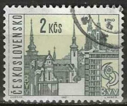 Tsjechoslowakije 1965 - Yvert 1445 - Stadszichten  (ST), Timbres & Monnaies, Timbres | Europe | Autre, Affranchi, Autres pays