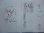 Portfolio Natasja - F. Walthéry met originele tekening - AE, Ophalen of Verzenden