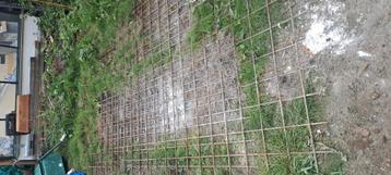 2 wapeningsnetten 10x10, 8mm dik 2m60x2m beschikbaar voor biedingen