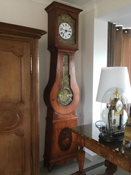 Comtoise klok in originele kast ca.1880, Antiquités & Art, Antiquités | Horloges, Enlèvement